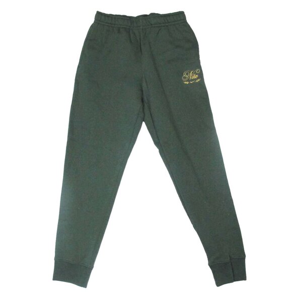 NIKE Sweat Pants Standard Fit Taper Leg Unisex Adults Green NWT  Size S - Picture 1 of 5